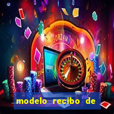 modelo recibo de pagamento word